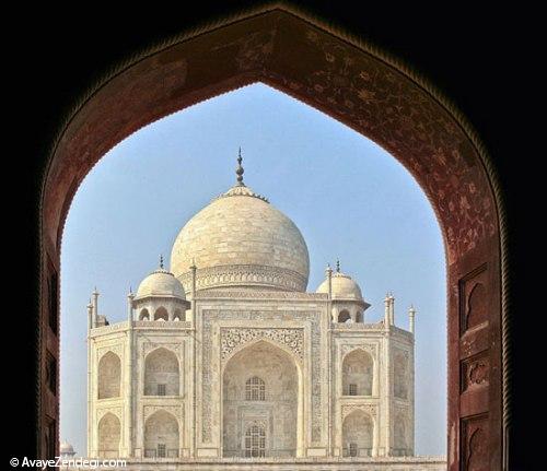 تاج محل و نشانه های معماری ایرانی تاج محل و نشانه های معماری ایرانی